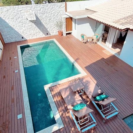 Casa Com Piscina Em Frente A Praia Do Santinho ฟลอเรียนอโปลิส ภายนอก รูปภาพ