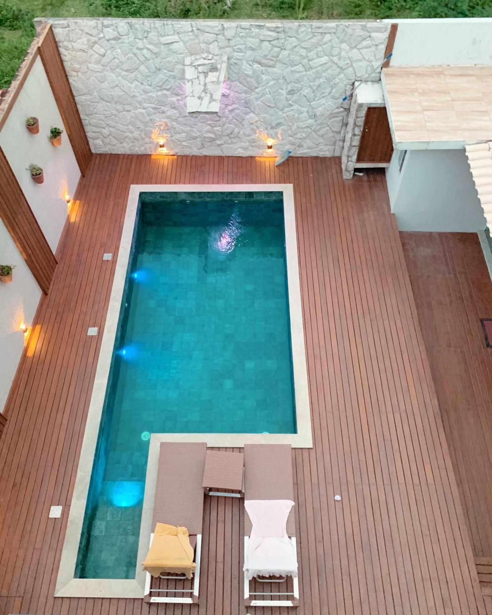 Casa Com Piscina Em Frente A Praia Do Santinho ฟลอเรียนอโปลิส ภายนอก รูปภาพ