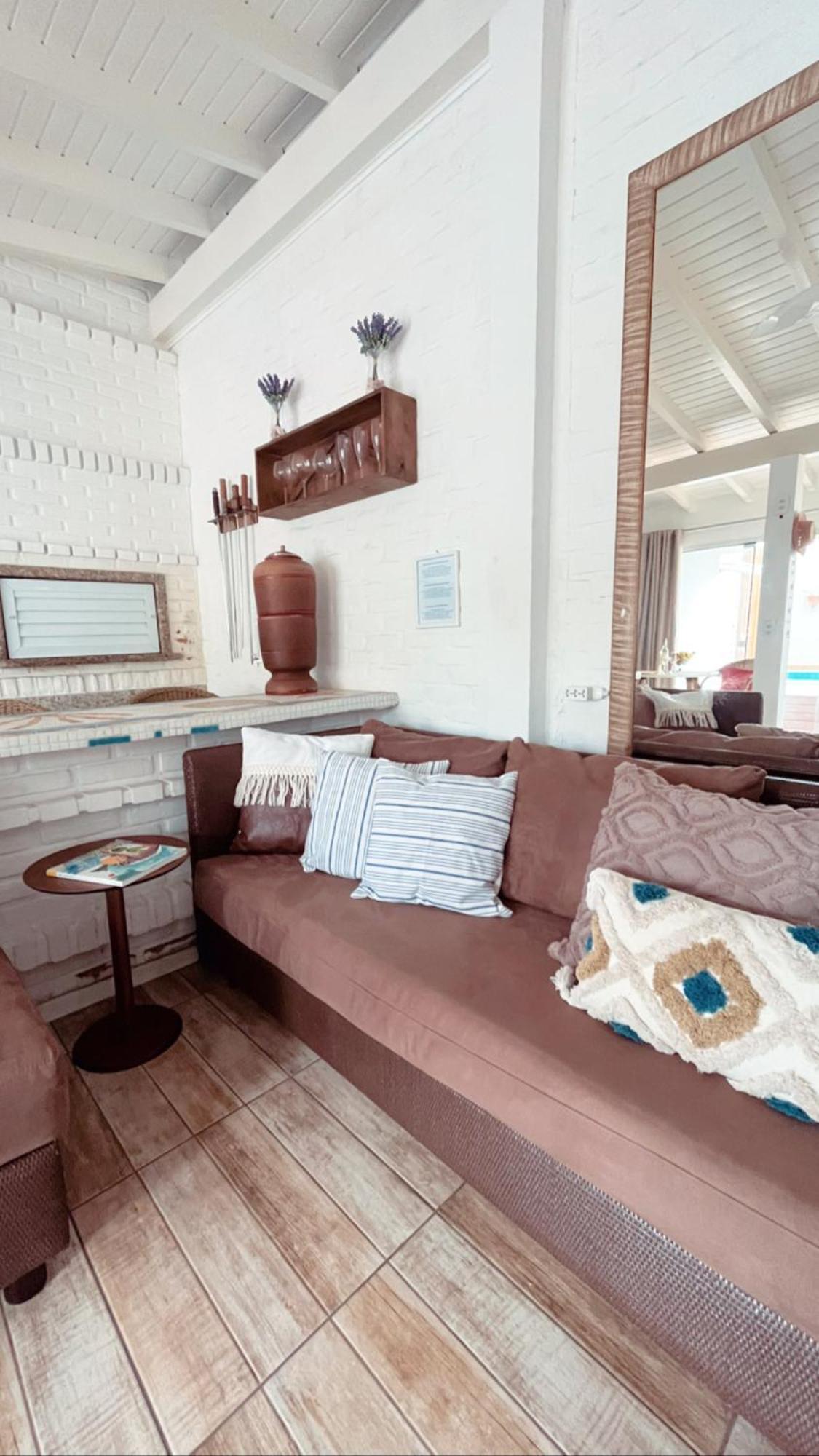 Casa Com Piscina Em Frente A Praia Do Santinho ฟลอเรียนอโปลิส ภายนอก รูปภาพ